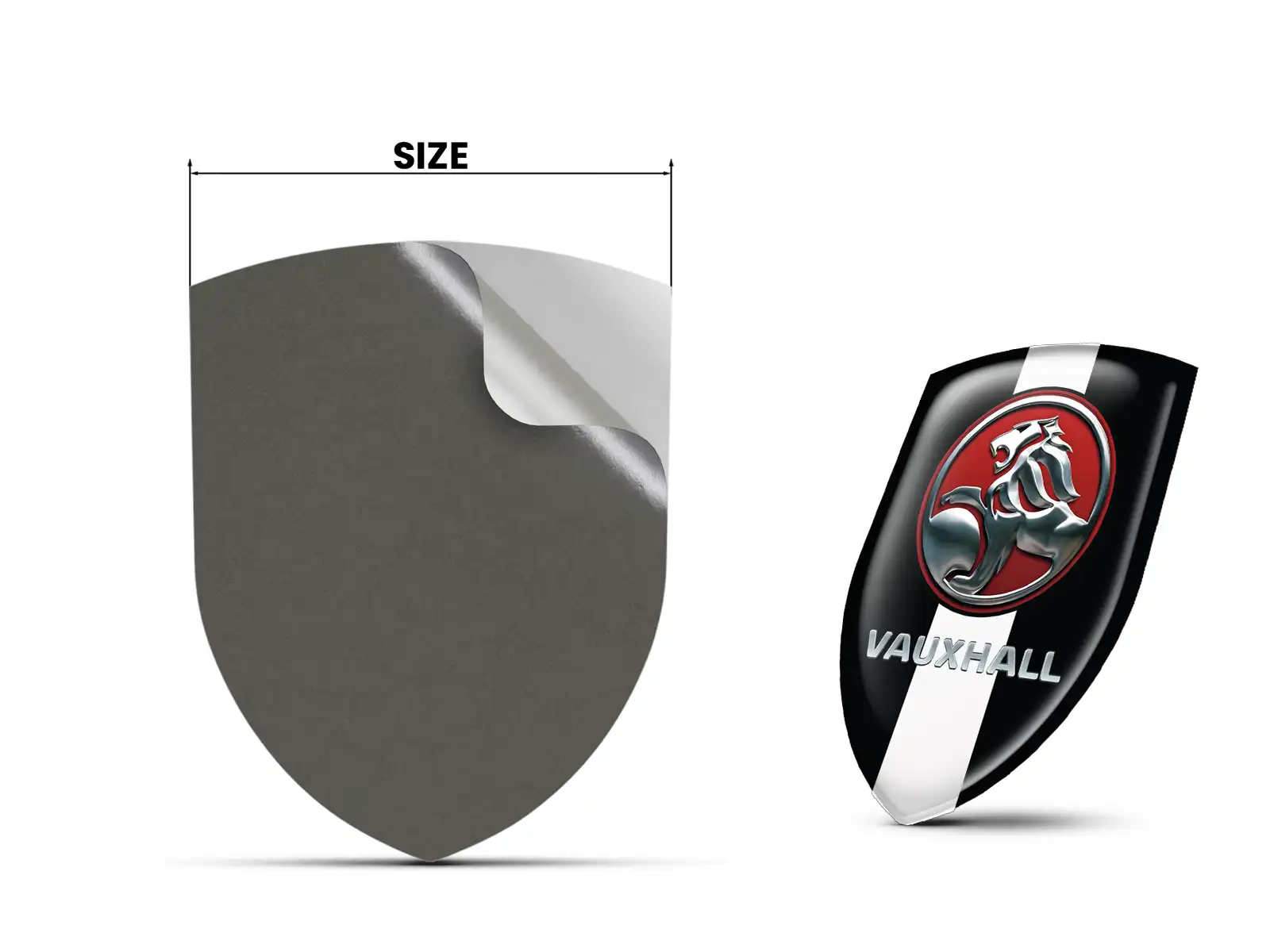 Vauxhall Etiqueta Impermeable Profesional Resistente Minimalista